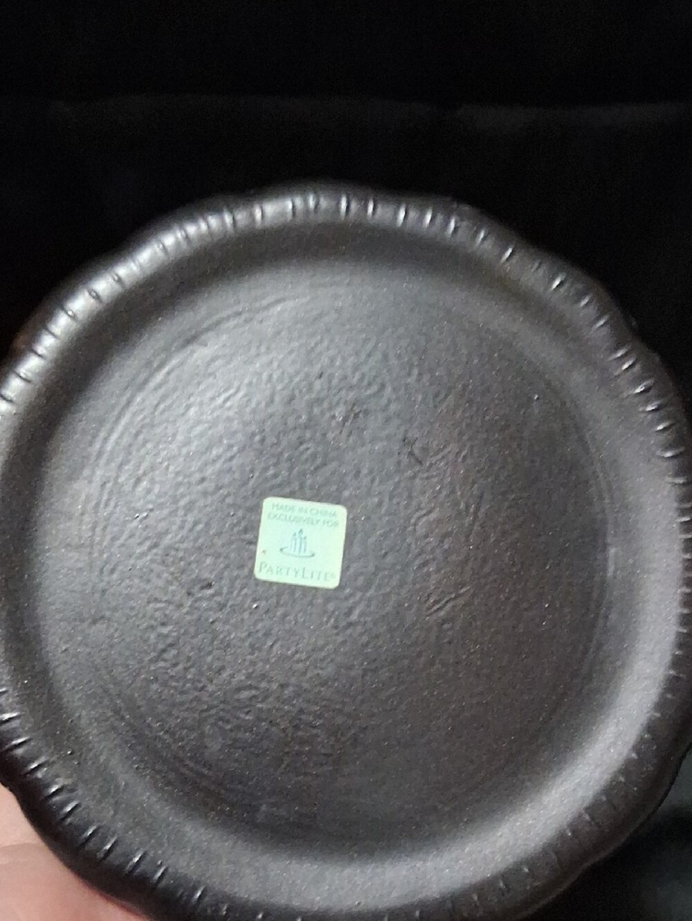 PartyLite Iridescent Mosaic Glass Candle Holders (3) - Brown & Multi - Picture 6 of 11
